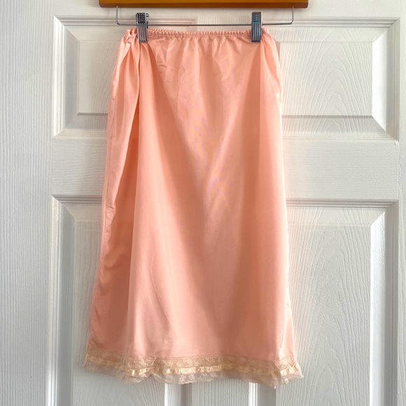 None Intimates & Sleepwear Vintage 96s Pink Half Slip Large Lace